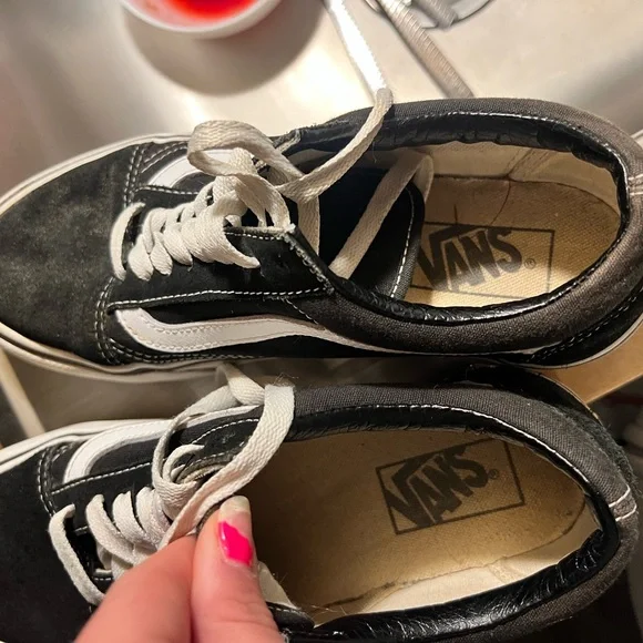 Black Platform Vans - Picture 5 of 7